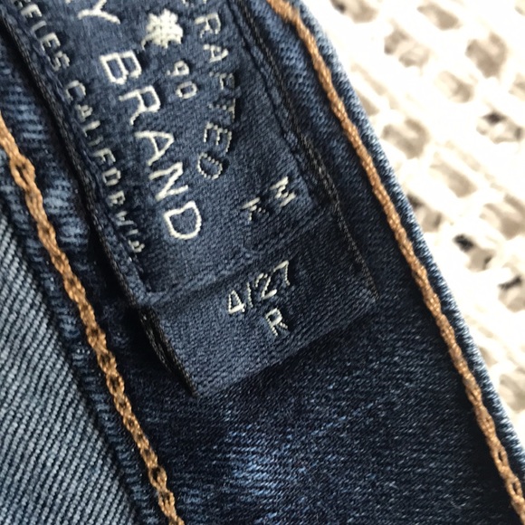 Lucky Sofia Skinny Re-Hemmed Women's Size 4/27 Dark Wash Ankle Jeans - Picture 4 of 9